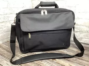 NFL Ballistic Nylon Black Expandable Laptop Tablet Briefcase Rare Football NWOT - Afbeelding 1 van 10