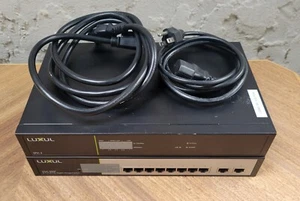 Luxul XMS-1010P 8 Port POE Gigabit Network Switch &Luxul Epic 4 Multi-Wan Router - Picture 1 of 8