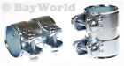 5x BayWorld Auspuff Universal Rohrverbinder 61x65,5x90mm Doppelschelle 61x95 mm