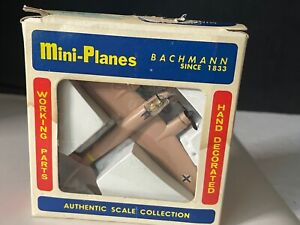Bachmann Mini Planes Junkers JU-88 Tan #8327:68 Vintage New In Box Hong Kong