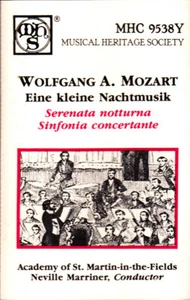 Wolfgang A Mozart: Eine Kleine Nachtmusik MHC 9538Y Stereo Cassette - DOLBY - Imagen 1 de 5