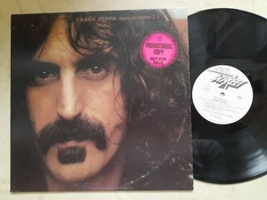 Frank Zappa Apostrophe 1974 US Warner Bros. 1st Press White Étiquette Promo LP - Foto 1 di 4