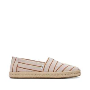 TOMS Womens Alpargata Rope 2.0 Espadrille - Stripes Ballet Pink - Picture 1 of 5