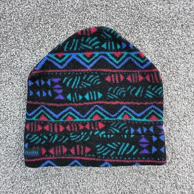 Vintage Columbia Sportswear Aztec Fleece Hat Cap Size Small/Medium Southwestern - Image 1 of 4
