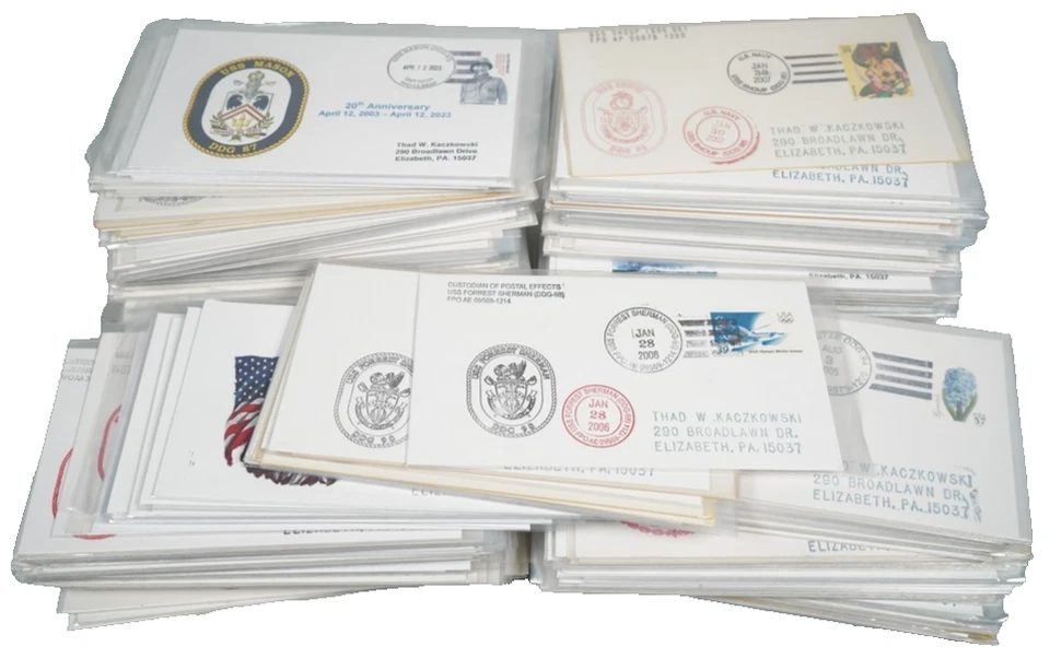 US 2000s-2020s COLLECTION OF 440 DDG GUIDED MISSILE DESTROYER NAVAL COVERS - Image 1 of 4