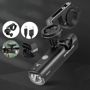 Luz Delantera Bicicleta Impermeable USB Recargable Bicicleta Luz Ciclismo Faro Nuevo - Imagen 1 de 15