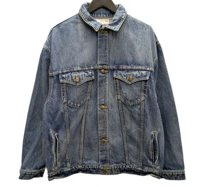 GINGERALE TOKYO Rare Blue Denim Trucker Jacket Made in Japan 100% Cotton Sz 99 - Picture 1 of 13