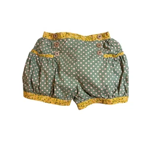 Matilda Jane x Joanna Gaines Girls Shorts Size 8 Polka Dot Bubble Bloomer Style - Picture 1 of 4