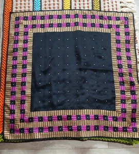 ECHO Multi - Color 100% Silk Square Scarf 29.5" Sq. - Picture 1 of 3