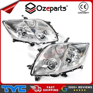 Pair LH+RH Head Light Lamp Non HID For Toyota Corolla ZRE152 Hatch 2007~2009 - Picture 1 of 4