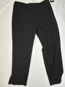 DKNY Women's Sz 14 Essential Slim Leg Ankle Black Pants Style p9rk6awp - Picture 1 of 8