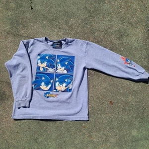 Vintage 2004 Sonic The Headhog Boys Shirt Size 7 Large Rare - Picture 1 of 4