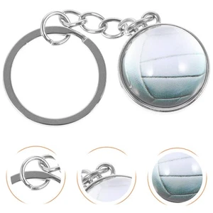 Air Volleyball Keychain Sport Keychains Baseball Pendant Keyring - Picture 1 of 12