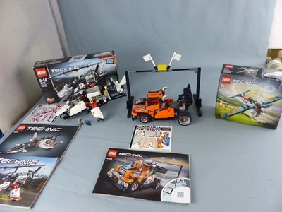 Lot 3 x  LEGO TECHNIC 42057 42104 42117  , complets , montés + notice - Photo 1/4