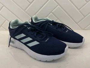 Adidas Cloudfoam Comfy Damen 7,5 Schuhe ultraleicht Sneaker blau bequem NEU - Bild 1 von 6