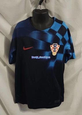 Nike DRI FIT Croatia 2023 Youth Away Stadium Football Soccer Jersey size SMALL - Imagem 1 de 4