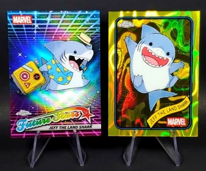 Jeff the Land Shark 2025 Topps Cromo Marvel Amarillo Lava Refractor Futuras Estrellas - Imagen 1 de 12