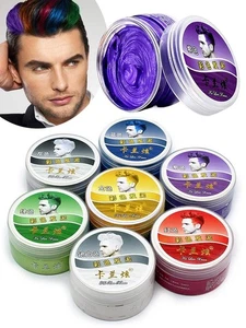 Hair Color Wax Unisex DIY Mud Dye Cream Temporary Modeling 100g | 9 Colors❃ - Picture 1 of 19