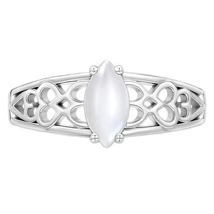 Natürliche Süßwasserperlen 925 Sterling Silber Ring Gr.5 Schmuck R-1143 - Bild 1 von 5