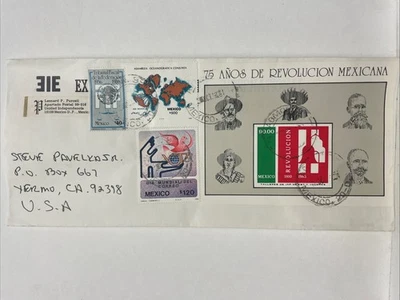 Mexican Revolution Vtg Oversized Mail Cover (1987) - Image 1 of 2