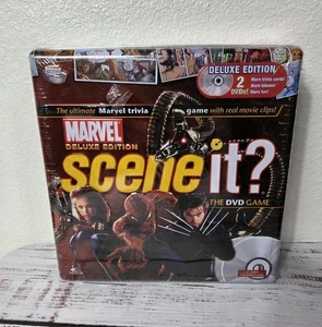 MARVEL Scene It Deluxe Edition 2 DVD Game Collectors Tin COMPLETE Family Game! - Picture 1 of 6