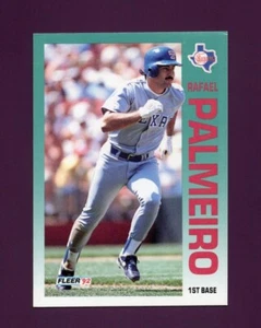 Rafael Palmeiro 1992 Fleer #311 Texas Rangers - Picture 1 of 2