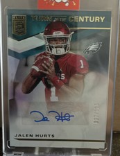 2022 Donruss Elite Turn Of The Century Jalen Hurts Auto /125 Eagles