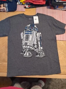 NEW Star Wars R2-D2 T Shirt Gray Child Youth M - Picture 1 of 4