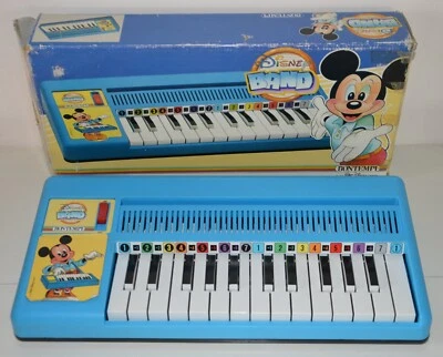 Ancien piano musique enfant WALT DISNEY BAND BONTEMPI Vintage 80 / 90's - Photo 1/4