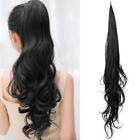 Long Flexible Hair Extension Blonde Pony Tail Pretty Hairpieces Party Y5G1