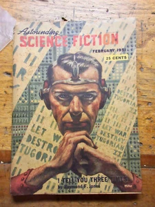 Vintage February 1951 ASTOUNDING SCIENCE FICTION Magazine! Leinster! Dickson! - Picture 1 of 6