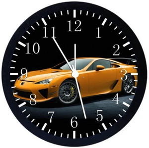 Lexus LFA Super Car Black Frame Wall Clock Nice For Decor or Gifts W188 - Picture 1 of 1