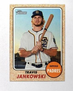 2017 Topps Heritage #241 Travis Jankowski - NM-MT