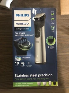 Philips Norelco Multigroom Series 7000, Mens Grooming Kit with Trimmer MG7910/49 - Picture 1 of 2
