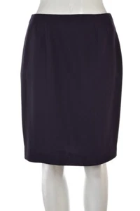 NEW Linda Allard Ellen Tracy Skirt Size 6 Plum Purple Pencil Knee Length NWT - Foto 1 di 5