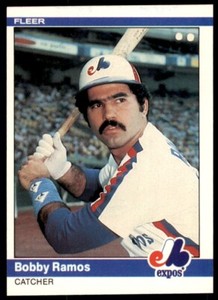 1984 FLEER BOBBY RAMOS . MONTREAL EXPOS #282