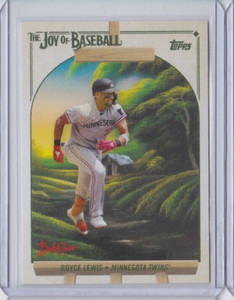 2023 Topps X Bob Ross Joy of Baseball ROYCE LEWIS Minnesota Twins EASEL PARALLEL