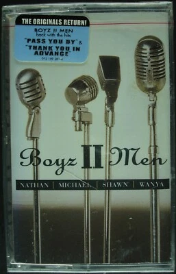 BOYZ II MEN "BOYZ II MEN" 2000 CASSETTE TAPE ~RARE~ *SEALED* R&B *FREE SHIPPING* - Image 1 of 2