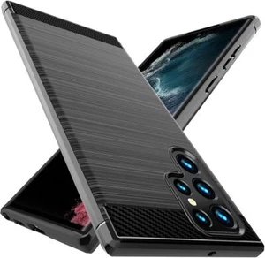 Coque Motif Carbon pour Samsung Note 20 Ultra 10 9 8 S24 S22 Plus S21 FE S20 S10 - Imagen 1 de 9