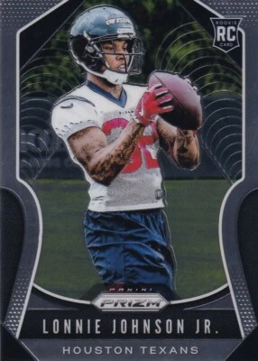 2019 PRIZM RC LONNIE JOHNSON JR. HOUSTON TEXANS ROOKIE - H386 - Image 1 of 2