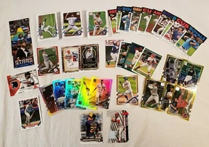 2021 Topps Series 1 Base & Insert Lot; Red Ice Gold Rainbow Foil Gold Foil Relic - Picture 1 of 5