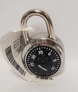 MASTER LOCK PADLOCK, STANDARD DIAL COMBINATION LOCK - LOT OF 5 - Picture 1 of 6