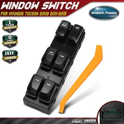 Front Driver Left Power Window Switch for Hyundai Tucson 2010-2015 Sport Utility - Image 1 of 4