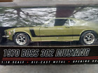 Highway 61 1/18 1970 Ford Mustang Boss 302 #50724 vert chaux moyen métallisé