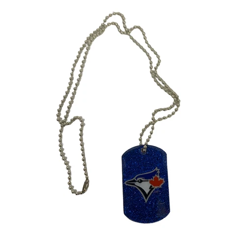 MLB 24" Glitter Dog Tag Necklace Cover