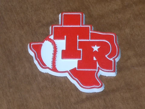 TEXAS RANGERS Vintage Old MLB RUBBER Baseball FRIDGE MAGNET Standings Board Cover