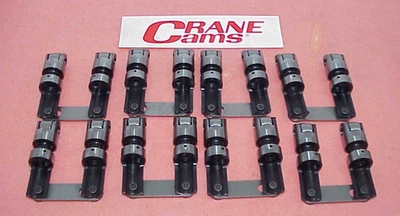 16 Crane Cutaway Solid Roller Lifters .842" Diameter SB Chevy Intake Offset Foto 1 de 4