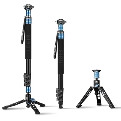 SIRUI 75.8-inch Monopod with Feet Professional Aluminum Monopod for Cameras - Image 1 of 4