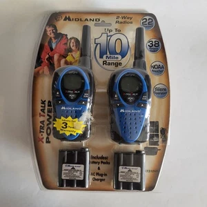 Midland LXT310 XTRA TALK Two Way Radio Walkie Talkie New 10 Mile Range OPEN BOX - Picture 1 of 3