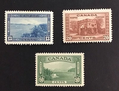 Canada  1938 VF-XF MH Sc# 242-244, Partial Set Cv$63,      (W50)￼ - Image 1 of 2